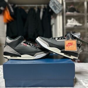 Size 8.5 - Levi's x Nike Air Jordan 3 Retro Levi’s Black SP Brand New SHIPS FAST